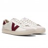 Sneakers Mujer Victoria Berlín Piel & Serraje Burdeos