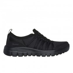Sneakers Mujer Skechers Soft Soul Negro-Negro