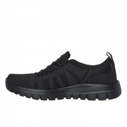 Sneakers Mujer Skechers Soft Soul Negro-Negro