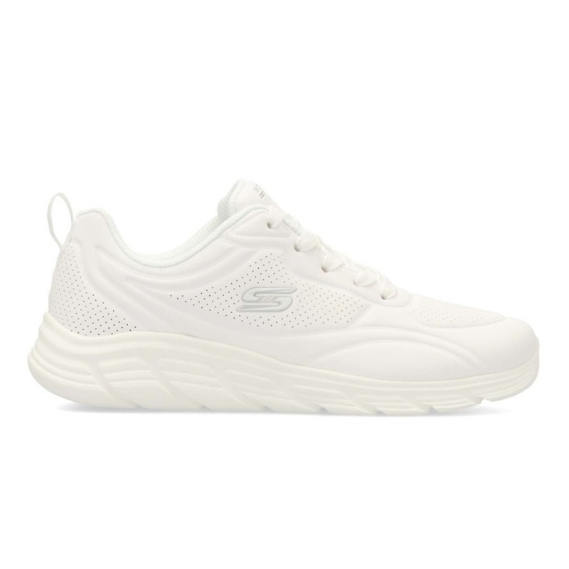 Sneakers Mujer Skechers 117715 Blanco-Blanco
