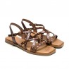 Sandalias Planas Mujer Porronet 3113 Moka