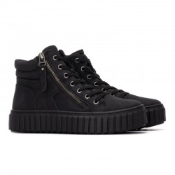 Botines Planos Mujer Refresh 172891 Negro