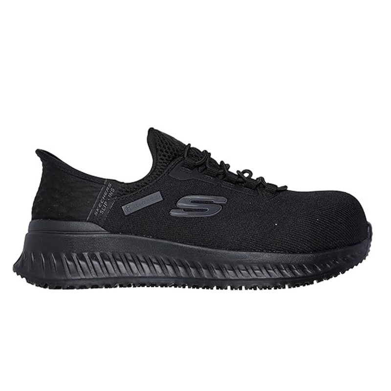 Zapatos de Segurid Mujer Skechers Slip-Ins Work Negro