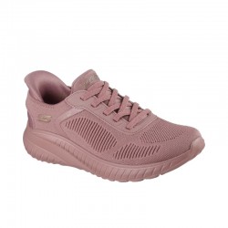 Sneakers Mujer Skechers Bobs Squad Chaos Rosa-Rosa