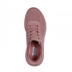 Sneakers Mujer Skechers Bobs Squad Chaos Rosa-Rosa
