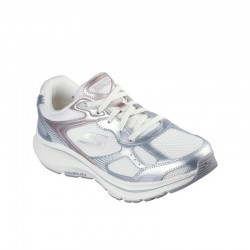 Sneakers Mujer Skechers Go Run Consistent 2.0 - Volt Blanco-Plata