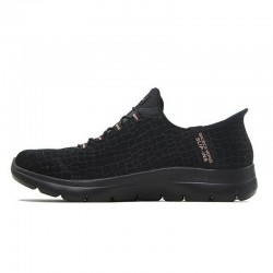 Sneakers Mujer Skechers Summits-Cla Negro-Oro