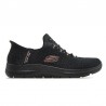 Sneakers Mujer Skechers Summits-Cla Negro-Oro
