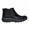 Botines Planos Mujer Skechers Relaxed Fit: Easy Going - Intl Negro-Negro