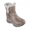 Botas Planas Mujer Skechers Slip-Ins Relaxed Fit Taupe