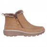 Botines Planos Mujer Skechers Easy Going Cuero