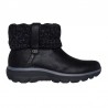 Botines Planos Mujer Skechers Slip-Ins Relaxed Fit Negro