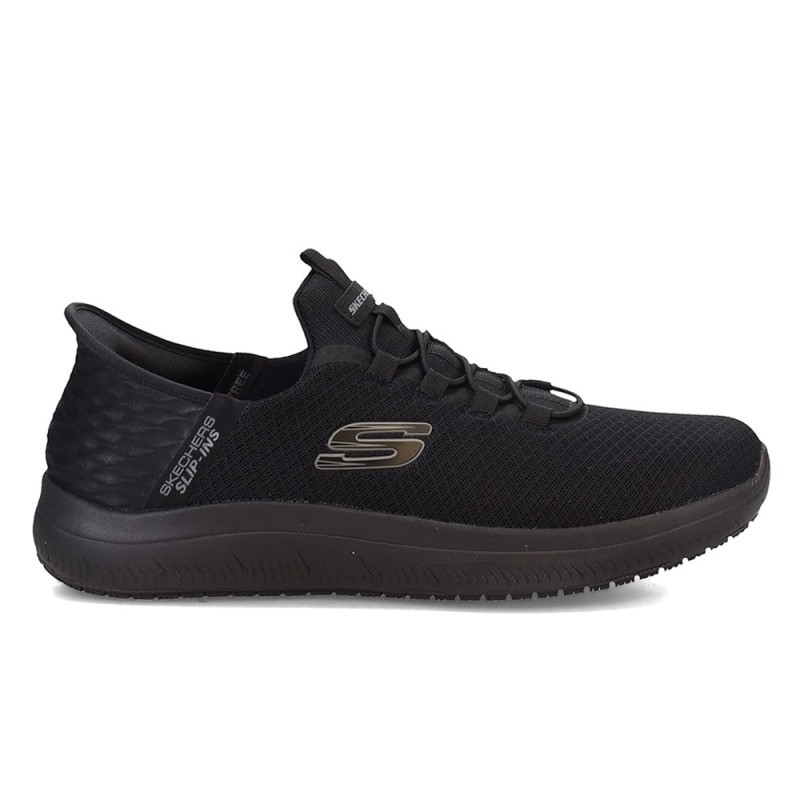 Sneakers Hombre Skechers Slip-Ins Work: Summin Negro-Negro