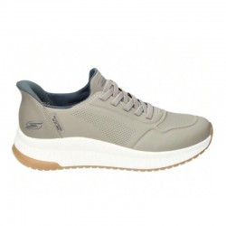 Sneakers Hombre Skechers Slip-Ins Bobs Squad Kaki