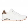 Sneakers Mujer Skechers Uno - Jungle Nite Blanco