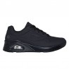 Sneakers Mujer Skechers Work: Uno Sr Negro-Negro