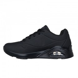 Sneakers Mujer Skechers Work: Uno Sr Negro-Negro