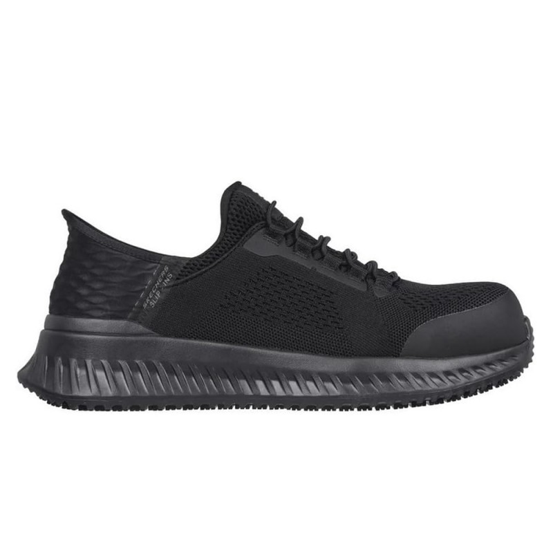 Zapatos de Segurid Hombre Skechers Slip-Ins Work Negro-Negro