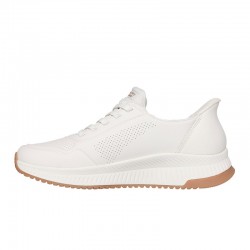 Sneakers Mujer Skechers Bobs Squad 4 - Key Look Blanco
