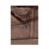 Botines Planos Mujer D.franklin Nordic Trk Fur Low Brown Marron