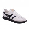 Sneakers Hombre Gola Cyclone Leather Blanco-Negro