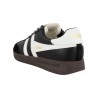 Sneakers Hombre Gola Cyclone Leather Negro-Blanco