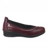 Zapatos Casual Mujer Laura Azaña 21853Fa Burdeos