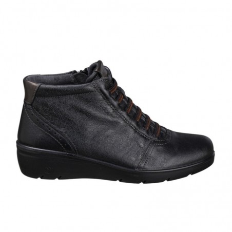 Botines Planos Mujer Laura Azaña 26847 Negro