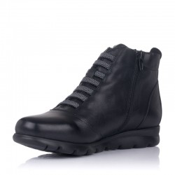 Botines Planos Mujer Fluchos Susan F0356 Negro