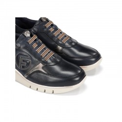 Zapatos Casual Mujer Fluchos Union F2074 Marino