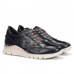 Zapatos Casual Mujer Fluchos Union F2074 Marino