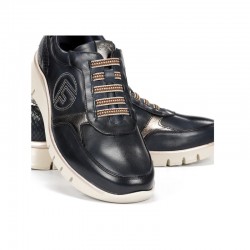 Zapatos Casual Mujer Fluchos Union F2074 Marino