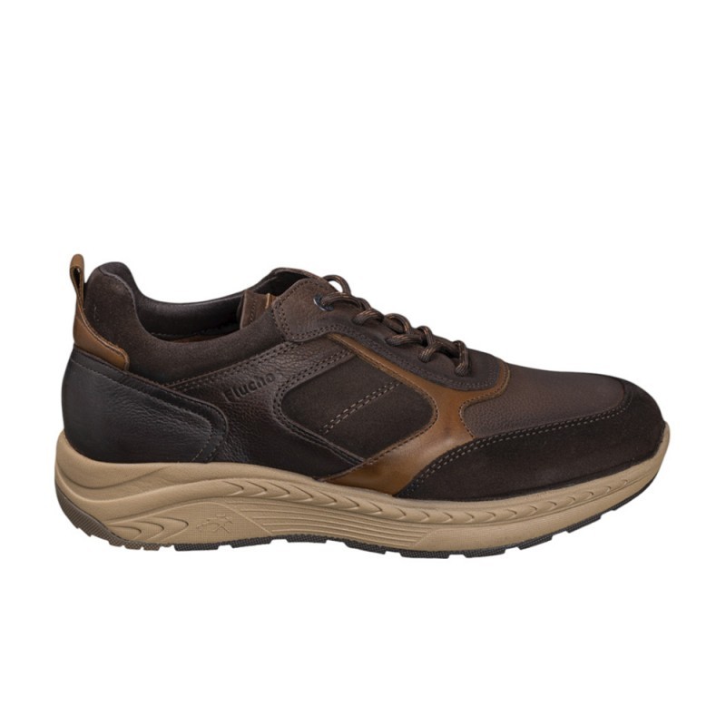 Zapatos Casual Hombre Fluchos F2289 Marron