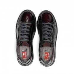Zapatos Casual Mujer Fluchos F1666 Burdeos