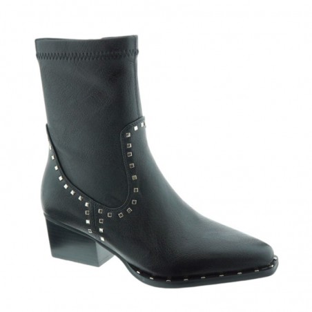 Botines de Tacón Mujer Noa Harmon Cowboy Negro