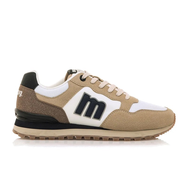 Sneakers Hombre MTNG 84711 Blanco-Beig