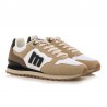 Sneakers Hombre MTNG 84711 Blanco-Beig