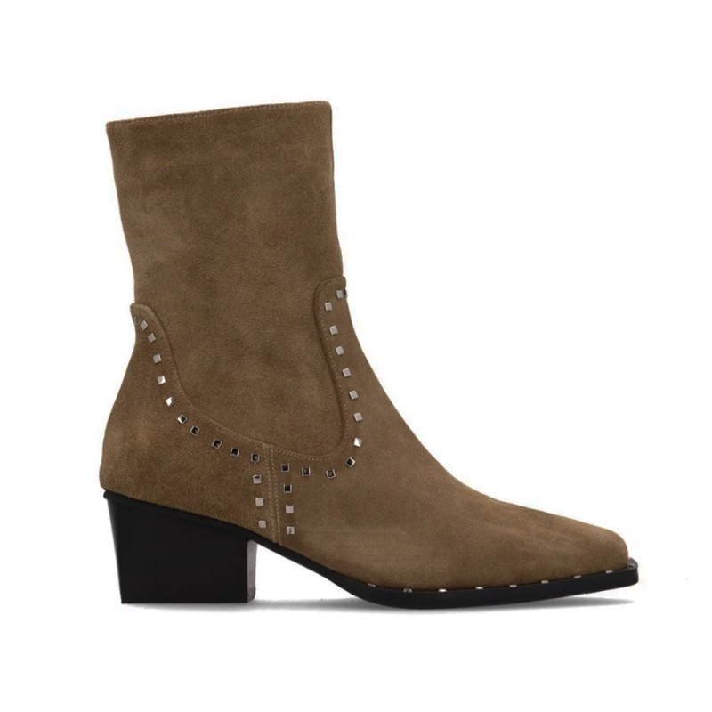 Botines de Tacón Mujer Noa Harmon 9762P Taupe