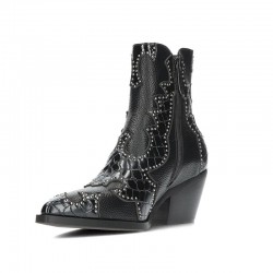 Botines de Tacón Mujer Noa Harmon Miranda Negro
