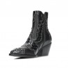 Botines de Tacón Mujer Noa Harmon Miranda Negro