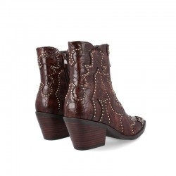 Botines de Tacón Mujer Noa Harmon Miranda Cuero