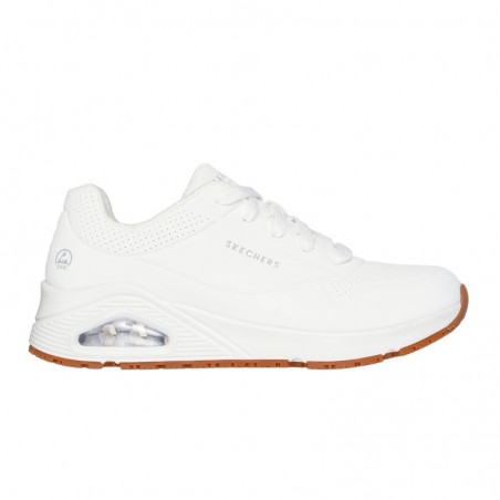 Sneakers Mujer Skechers Work: Uno Sr Blanco