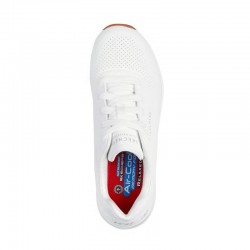 Sneakers Mujer Skechers Work: Uno Sr Blanco