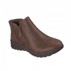 Botines Planos Mujer Skechers Fall In Bloom Marron