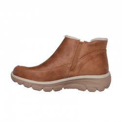 Botines Planos Mujer Skechers Relaxed Fit: Easy Going - Intl Cuero