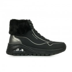 Botines Planos Mujer Skechers Uno Rugged Negro