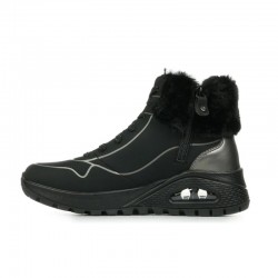 Botines Planos Mujer Skechers Uno Rugged Negro