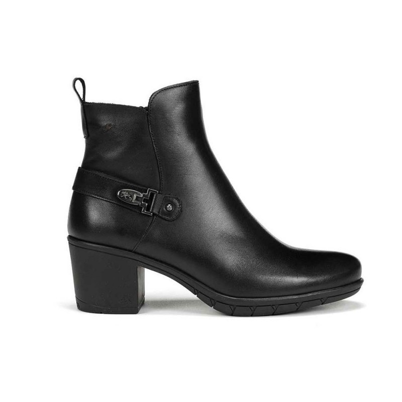 Botines de Tacón Mujer Fluchos Nydia F1798 Negro