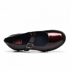 Zapatos Casual Mujer Fluchos F2247 Burdeos
