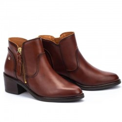 Botines de Tacón Mujer Pikolinos W2D-8674 Cuero